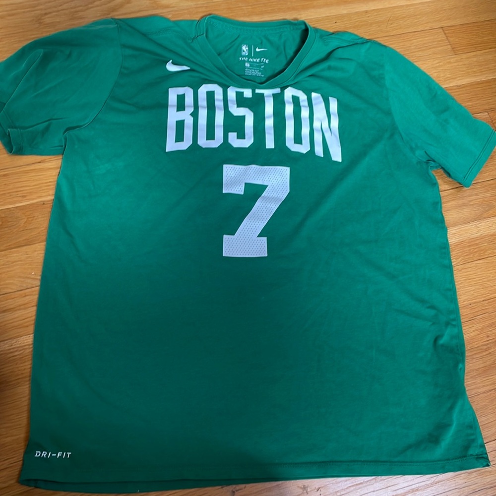 Green Nike “brown” Celtics t shirt